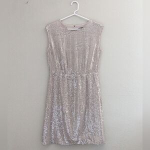 J. Crew Peachy-Nude Sequin Dress